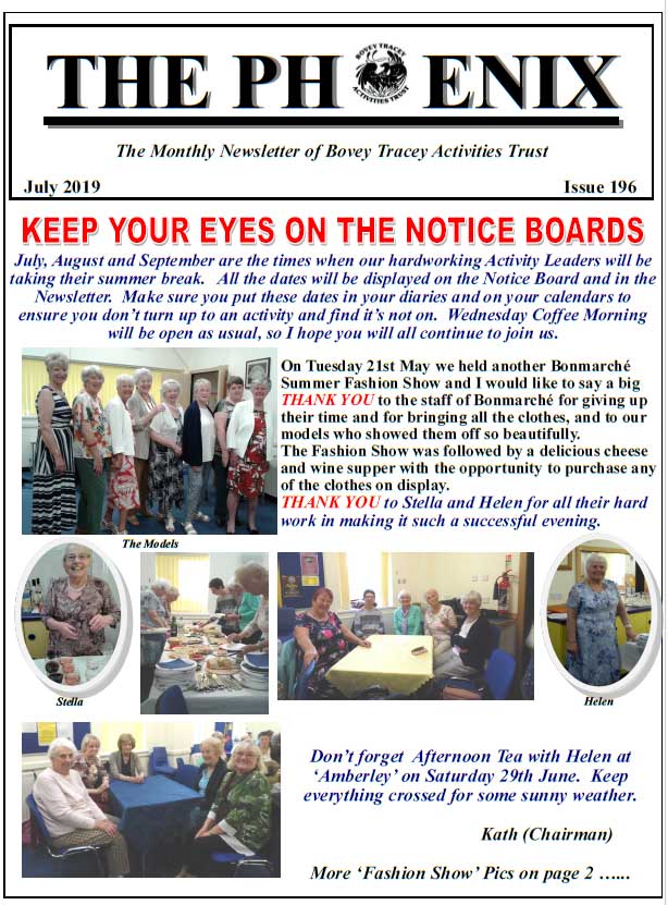 BTAT NEWSLETTER JULY 201919 BTAT NEWSLETTER JULY 2019