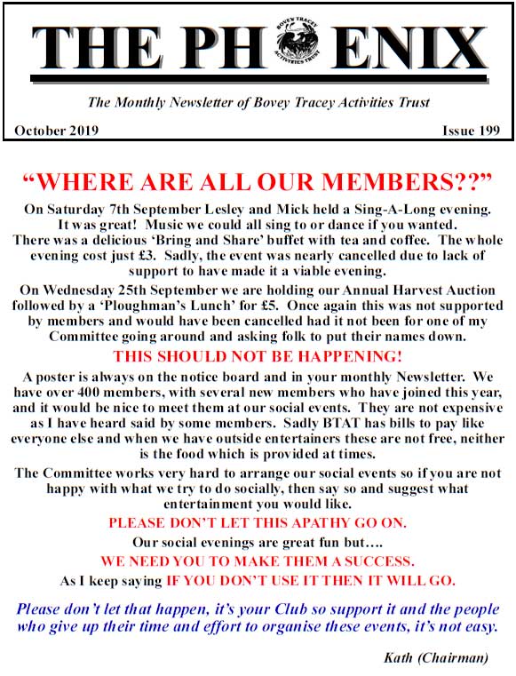 BTAT-NEWSLETTER-OCTOBER-2019 BTAT NEWSLETTER OCTOBER 2019