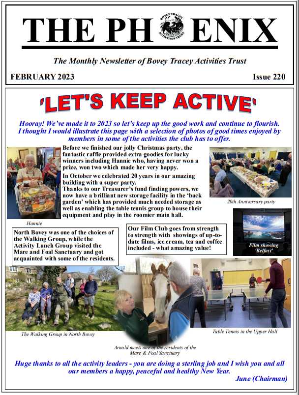 BTAT NEWSLETTER FEBRUARY 2023