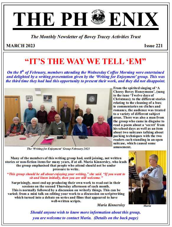 BTAT NEWSLETTER MARCH 2023
