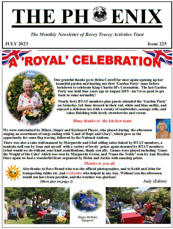 BTAT NEWSLETTER JULY 2023