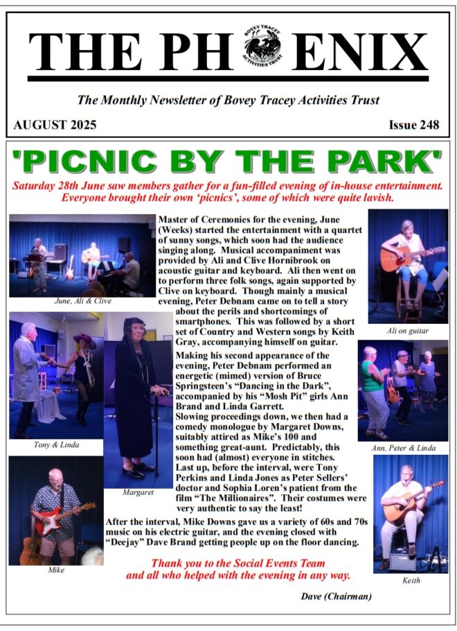BTAT newsletter August 2025