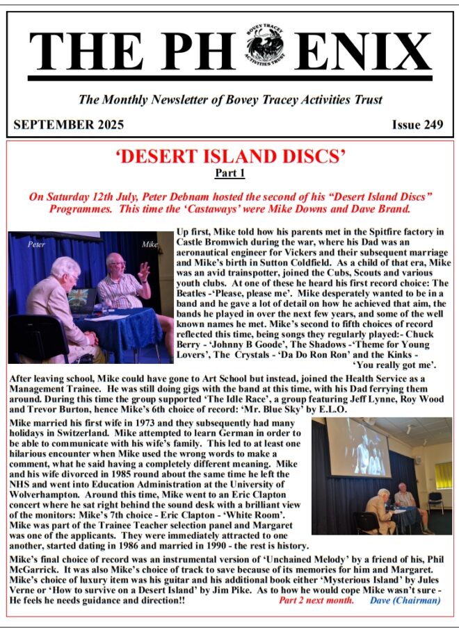 BTAT NEWSLETTER SEPTEMBER 2025